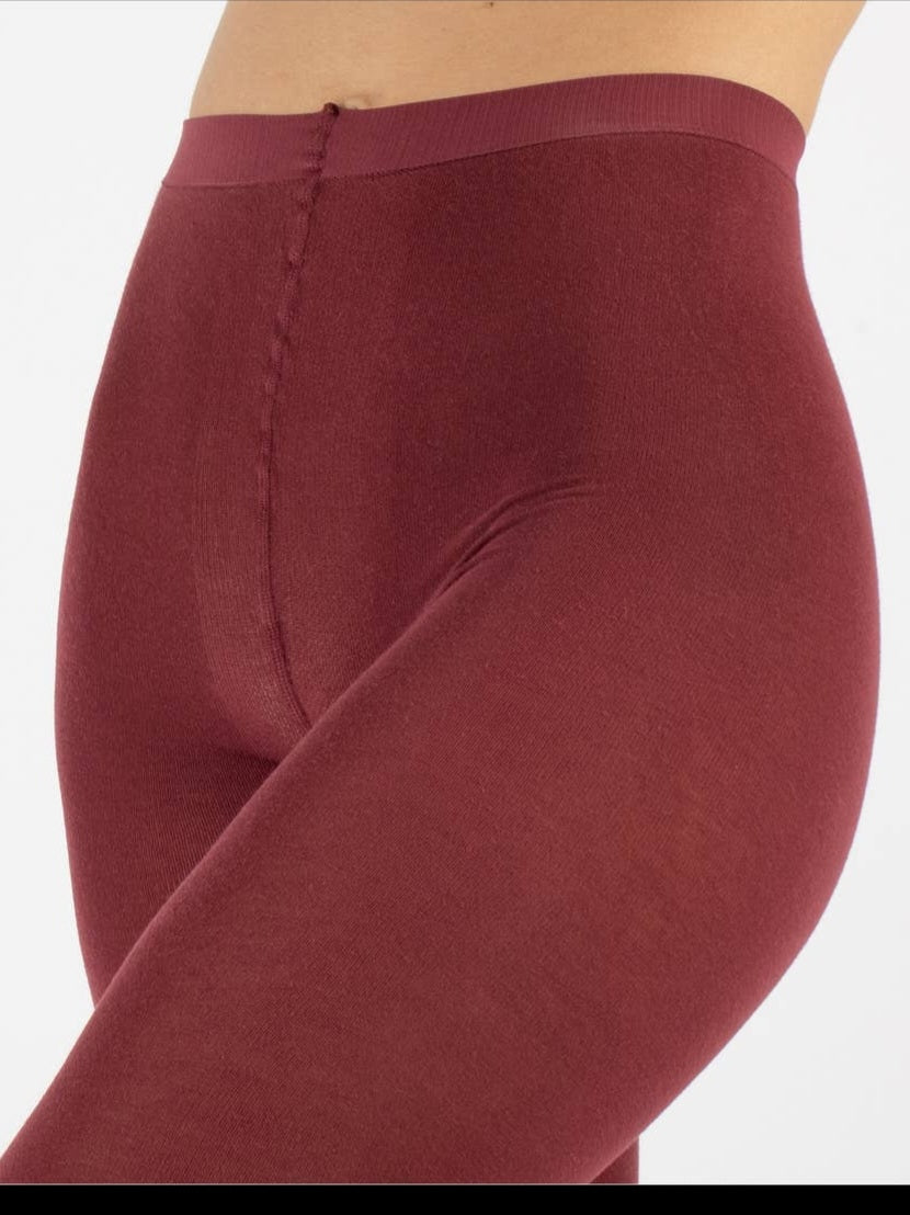Cette - Women's Cardinal Red Cashmere Wool Tights 150 DEN, Wool