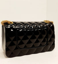Load image into Gallery viewer, Quilted Pattern Jelly Flap Crossbody Handbag

