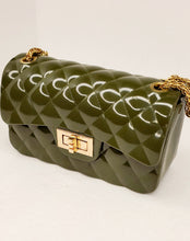 Load image into Gallery viewer, Quilted Pattern Jelly Flap Crossbody Handbag
