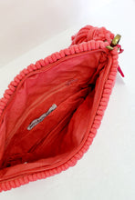 Load image into Gallery viewer, Coral Red Macrame Clutch with Tassel
