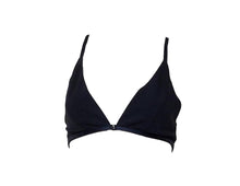 Load image into Gallery viewer, Women&#39;s Black Bralette Top with Lace Racerback
