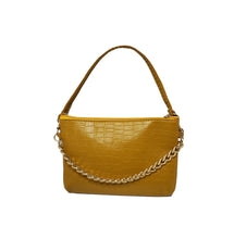 Load image into Gallery viewer, Women&#39;s Small/Mini Top Handle Pouchette in Mustard Yellow
