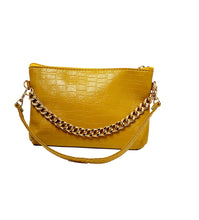 Load image into Gallery viewer, Women&#39;s Small/Mini Top Handle Pouchette in Mustard Yellow
