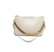 Load image into Gallery viewer, Women&#39;s Small/Mini Top Handle Pouchette in Off-White
