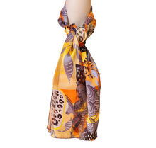 Load image into Gallery viewer, Women&#39;s Multi-color Rectangular Scarf-Yellow Red
