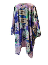 Load image into Gallery viewer, Women&#39;s Multi-color Printed Silky Satin Kaftan Dress
