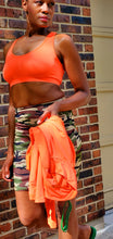 Load image into Gallery viewer, Women&#39;s Neon Orange Seamless Bralette Top
