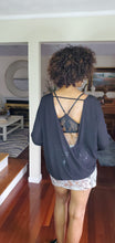 Load image into Gallery viewer, Women&#39;s Black Bralette Top with Lace Racerback
