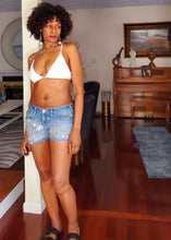 Load image into Gallery viewer, Women&#39;s Cream White Bralette Top with Lace Racerback
