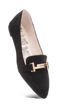 Load image into Gallery viewer, Women&#39;s Black The Duchess Foldable Loafer Shoe by Rollasole
