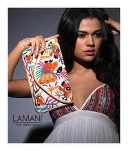 Load image into Gallery viewer, Embroidered Envelope Bag Clutch with Crossbody Strap

