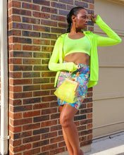 Load image into Gallery viewer, Women&#39;s Neon Highlighter Yellow Seamless Bralette Top
