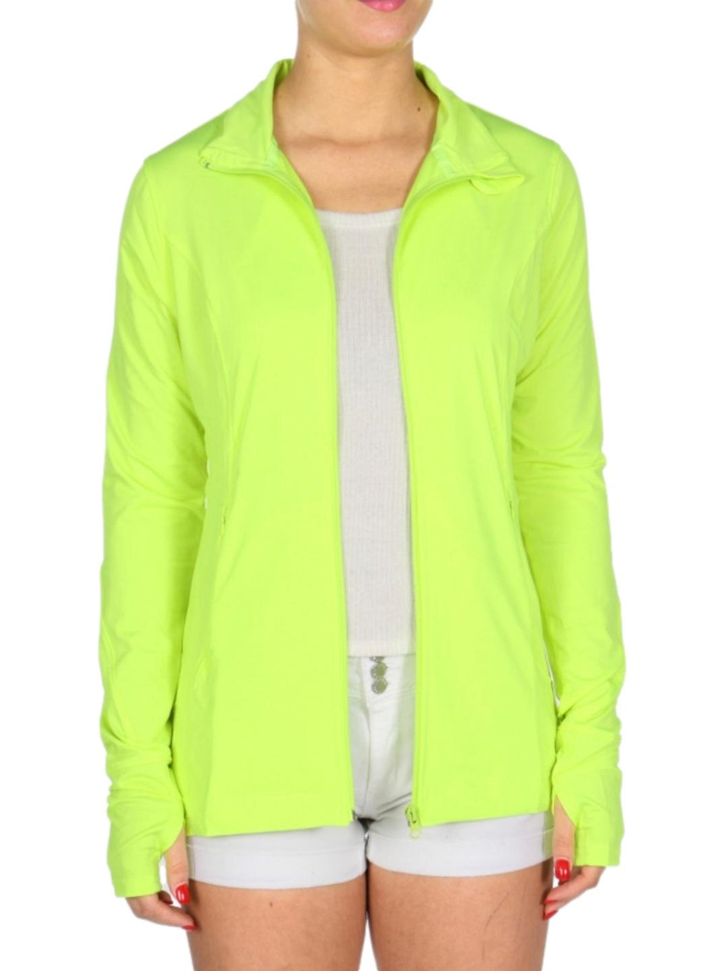 Women's Neon Highlighter Yellow Crossdfit Jacket