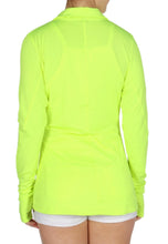 Load image into Gallery viewer, Women&#39;s Neon Highlighter Yellow Crossdfit Jacket
