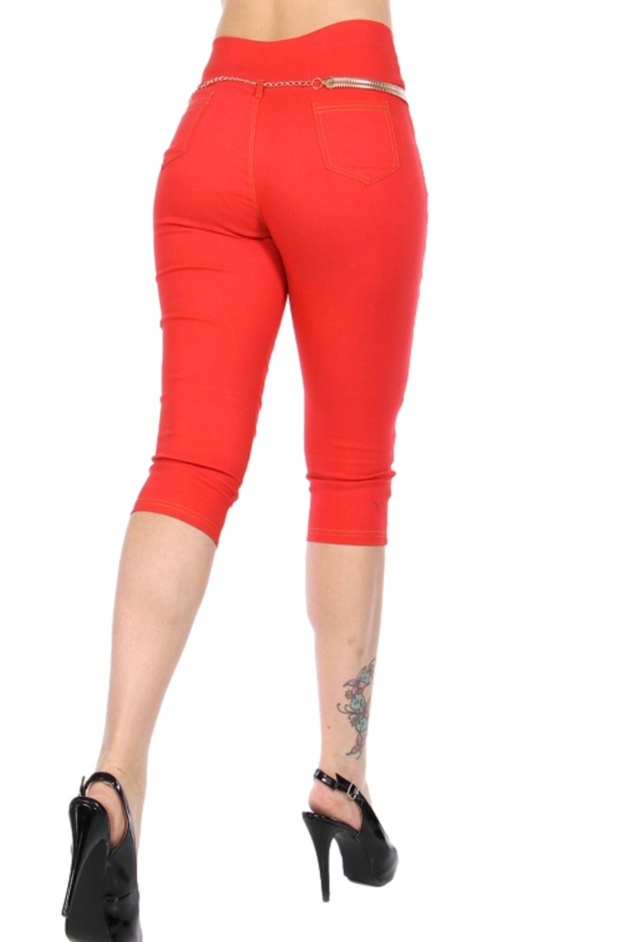 High waisted capri jeggings hotsell