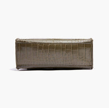 Load image into Gallery viewer, Chex Small/Mini Top Handle Olive Green Satchel Handbag by Like Dreams
