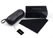 Load image into Gallery viewer, Women&#39;s Square Oversize White Retro Fashion Cat Eye Sunglasses by Cramilo Eyewear

