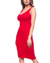 Load image into Gallery viewer, Women&#39;s Sexy Midi Body-con Dress in Red

