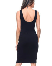 Load image into Gallery viewer, Women&#39;s Sexy Midi Body-con Dress in Black
