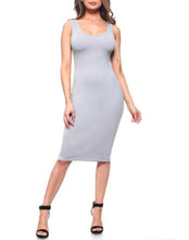 Load image into Gallery viewer, Women&#39;s Sexy Midi Body-con Dress in Gray
