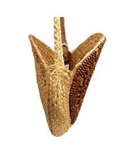 Load image into Gallery viewer, Beaded Straw Tote Handbag Tote With Embellishment
