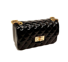 Load image into Gallery viewer, Quilted Pattern Jelly Flap Crossbody Handbag
