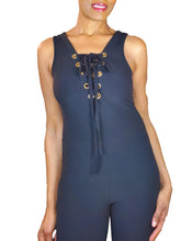 Load image into Gallery viewer, Women&#39;sBlack Body Conscious Jumpsuit
