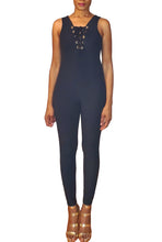 Load image into Gallery viewer, Women&#39;sBlack Body Conscious Jumpsuit
