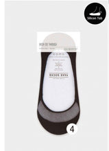 Load image into Gallery viewer, Women&#39;s Footie No Show Socks in Black White Gray Beige

