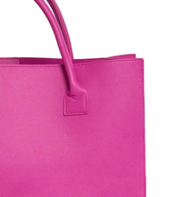 Load image into Gallery viewer, MODERN VEGAN TOTE - Live Act Laugh (Pink)
