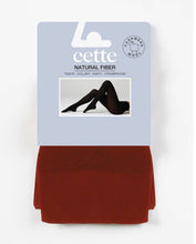 Load image into Gallery viewer, Cette - Women&#39;s Cardinal Red Cashmere Wool Tights 150 DEN, Wool Pantyhose, Winter Tights
