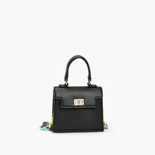 Load image into Gallery viewer, Krush Micro Black Top Handle Crossbody Handbag

