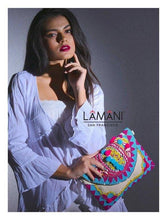 Load image into Gallery viewer, Colorful Beaded Embellished Clutch with Crossbody Strap
