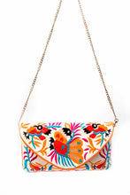 Load image into Gallery viewer, Embroidered Envelope Bag Clutch with Crossbody Strap
