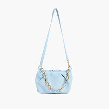 Load image into Gallery viewer, Women&#39;s Eva Chain Blue Pouch Shoulder Handbag by Like Dreams

